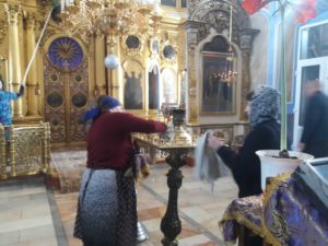 уборка в храме богоугодное дело